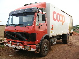 A lorry from Switzerland