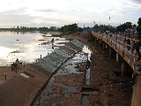 Barrage au nord de la ville