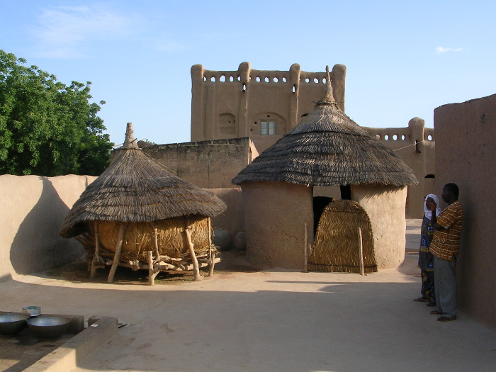 Small houses in the palace