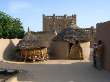 Small houses in the palace