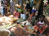 Des femmes dans le marché
