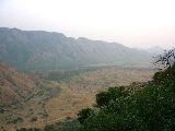 The desert of Rajasthan seen from the temple