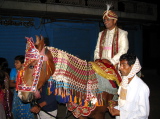Procession pour le mariage d'Ashish