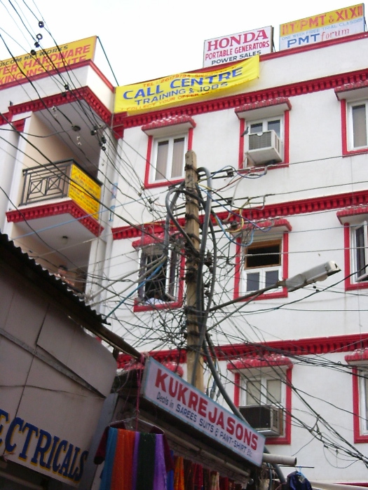 An electrical post