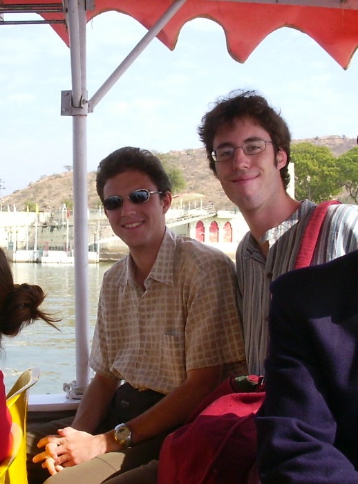 Thimo & Gaël en bateau