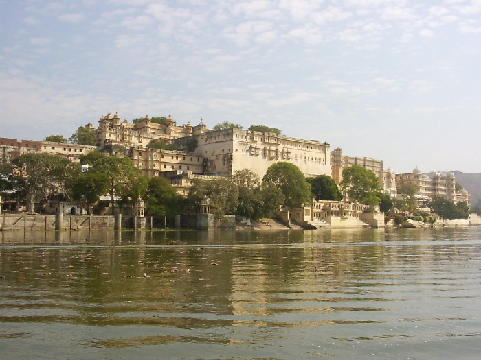 The City Palace seen from the lake