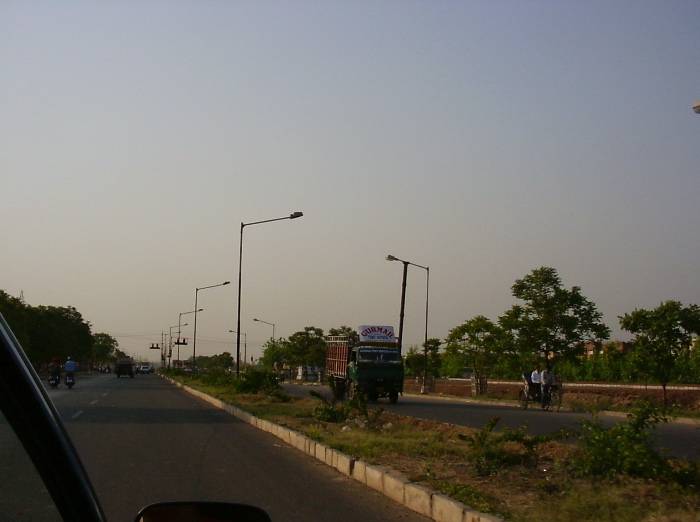An avenue of Chandigarh