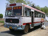 Notre bus pour le Kanha National Park