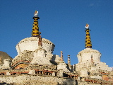Des stupas
