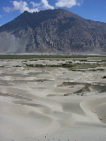 Sand dunes in the valley