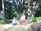 Florian, Thimo, Sabine & Hélène dans les Lalbagh Botanical Gardens