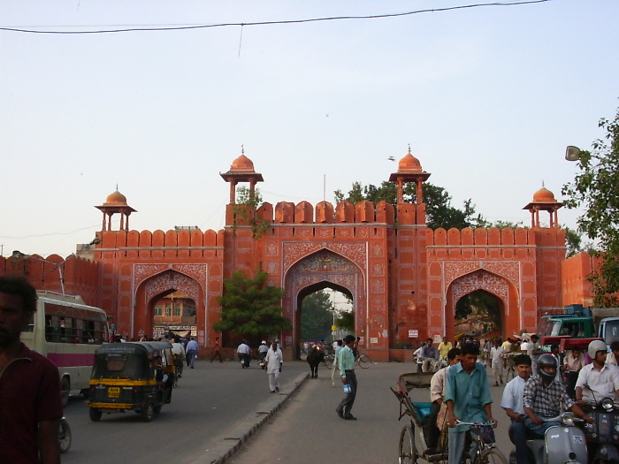 Entry to the pink city