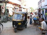 Notre rickshaw à Jaipur