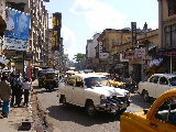 Une rue de Calcutta