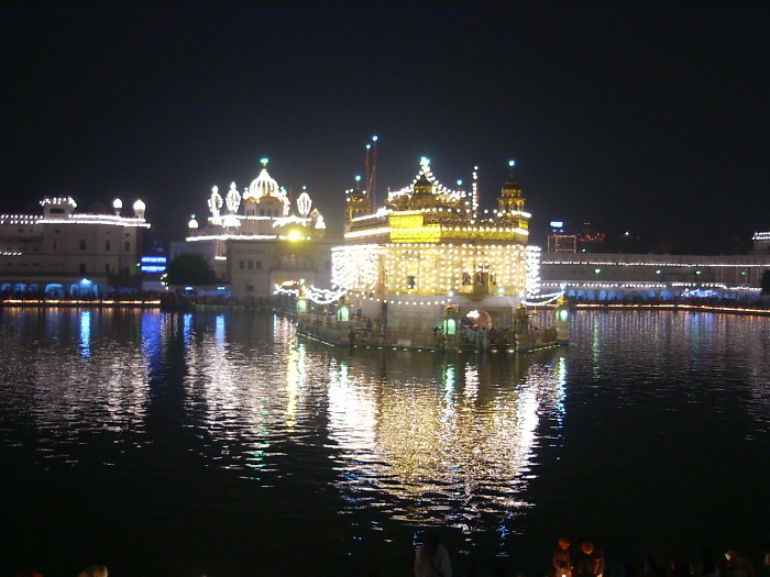 The Golden Temple by night