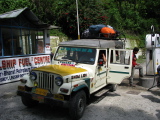 Our return trip share jeep