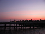 Sunset at seaside