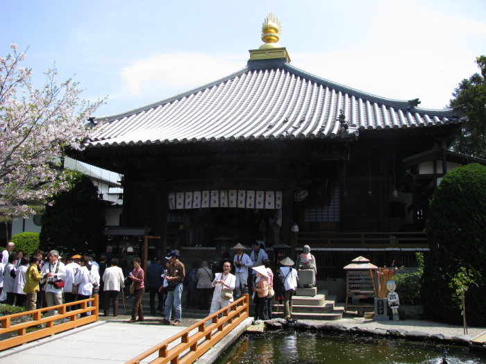 Ryozenji Temple on the road of the 88 temples of the Shikoku Pilgrimage
