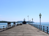 Little lighthouse on a pier