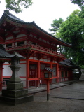 Portail d'entrée d'un temple shintoïste
