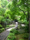 Petit jardin près du temple