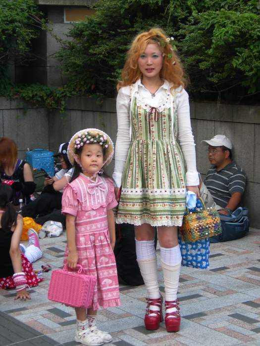 Cos-play girls in Harajuku