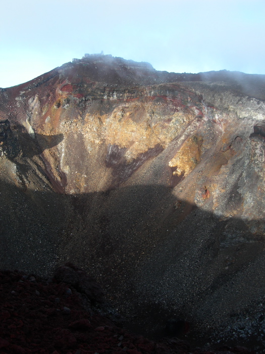 View on the crater
