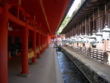 Allée dans un temple shintoïste
