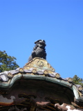Statue on the gate