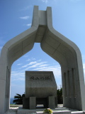 One of the many memorials built by the prefectures of Japan