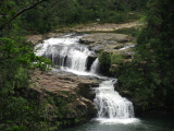View on the Mariyudo-no-taki Waterfalls