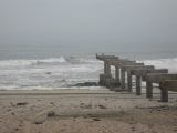 Toscanini pier in ruins