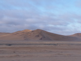 Dunes near the town