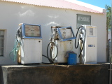 Old petrol pumps