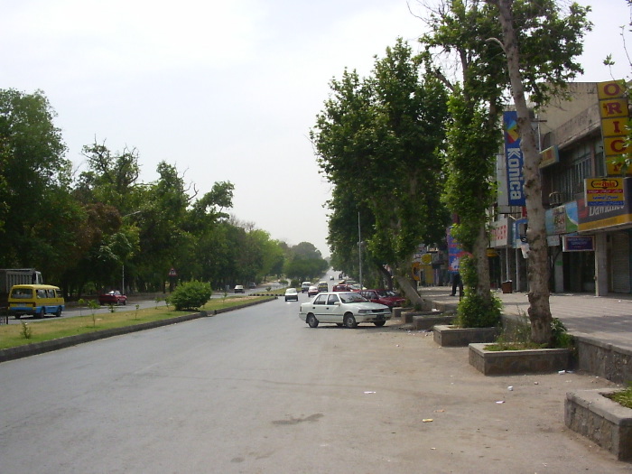 Une avenue d'Islamabad