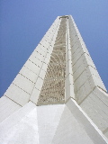 One of the four minarets
