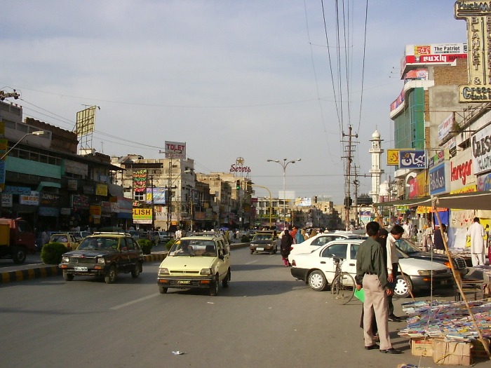 Une avenue de Rawalpindi
