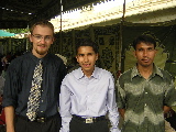 Sylvain, Zahid & a friend